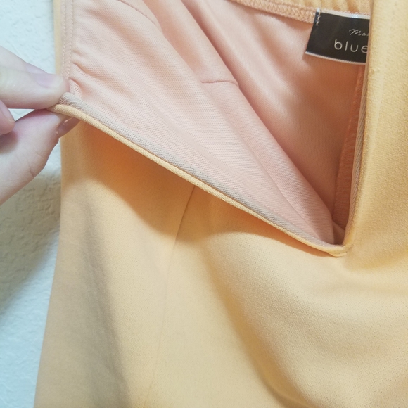 NWOT Blue Blush Valentines Day Strapless Peachy Sherbert Bodycon mini Dress - Picture 4 of 6